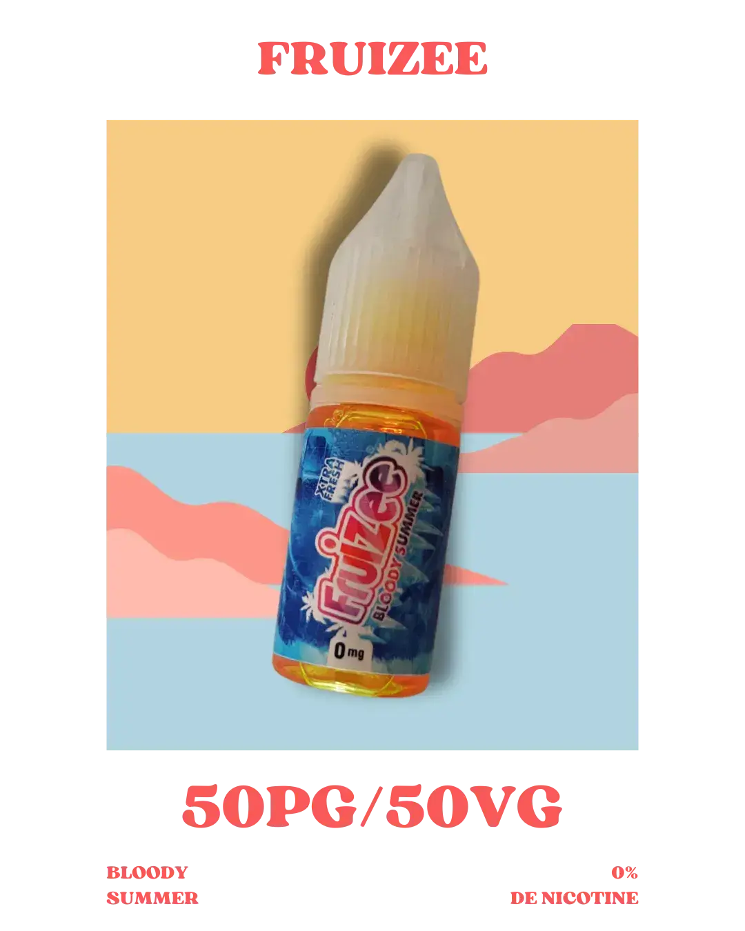 Bloody Summer Fruizee en format 10ml - Cosy Vape