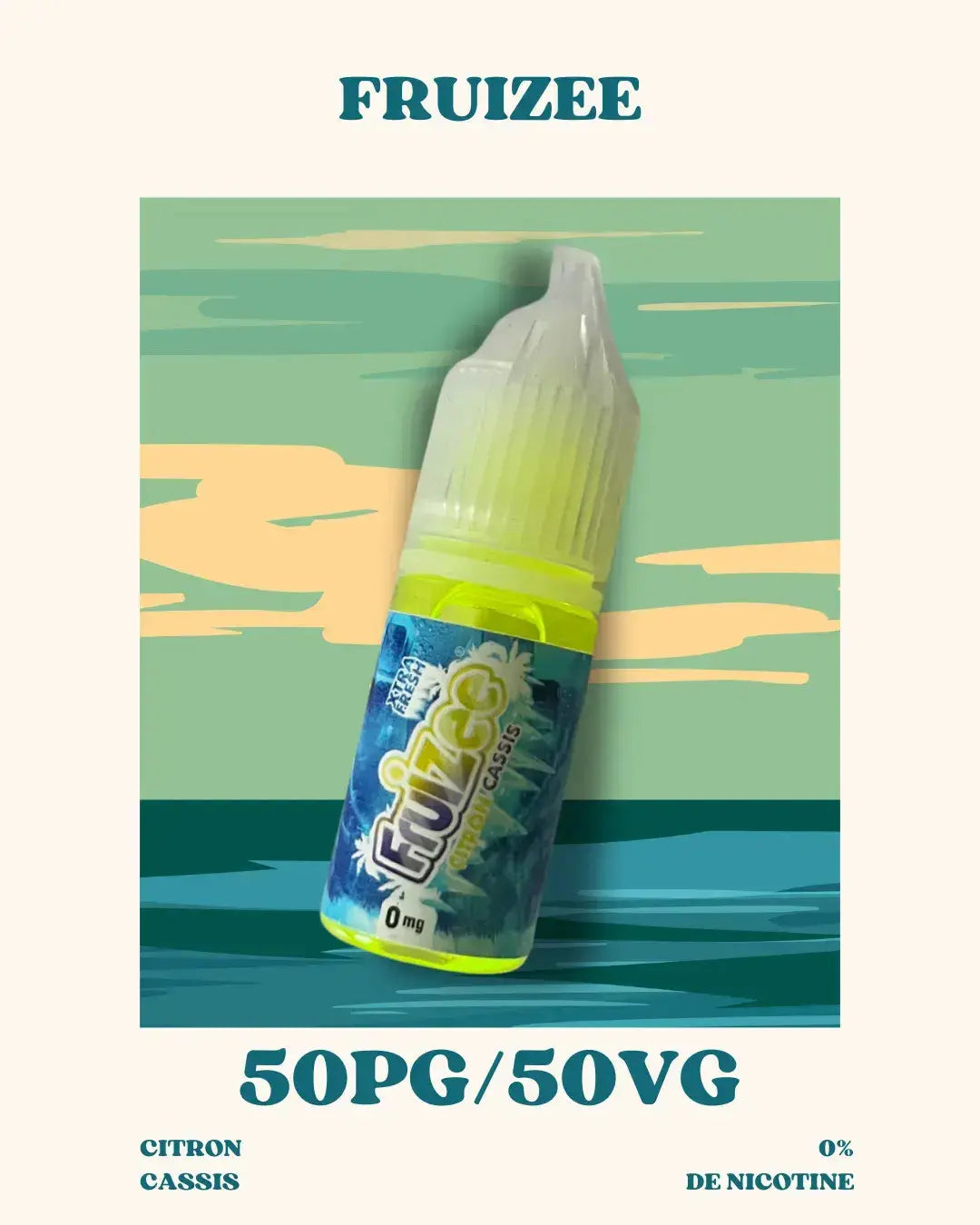 Citron Cassis Fruizee en format 10ml - Cosy Vape
