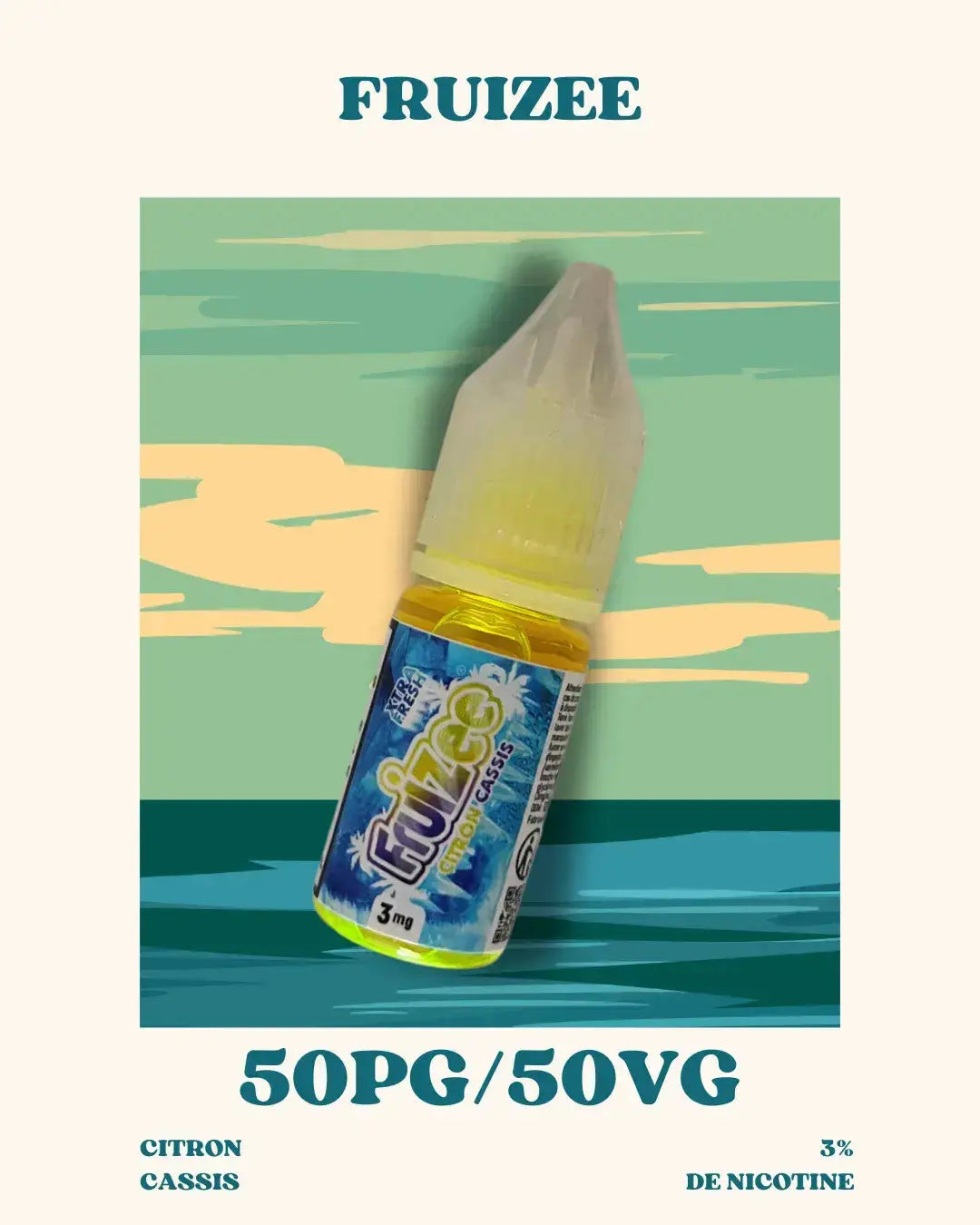 Citron Cassis Fruizee en format 10ml - Cosy Vape