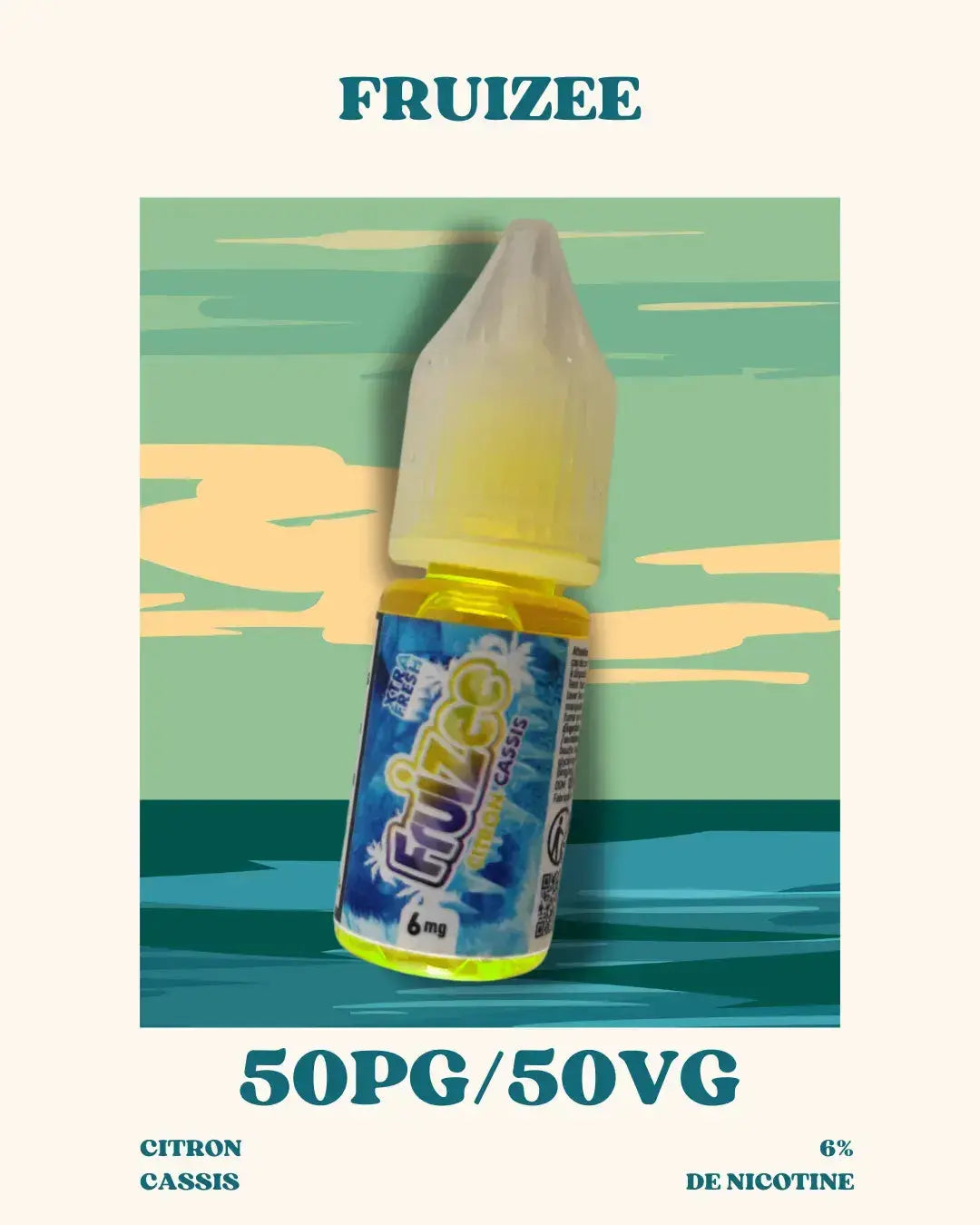 Citron Cassis Fruizee en format 10ml - Cosy Vape