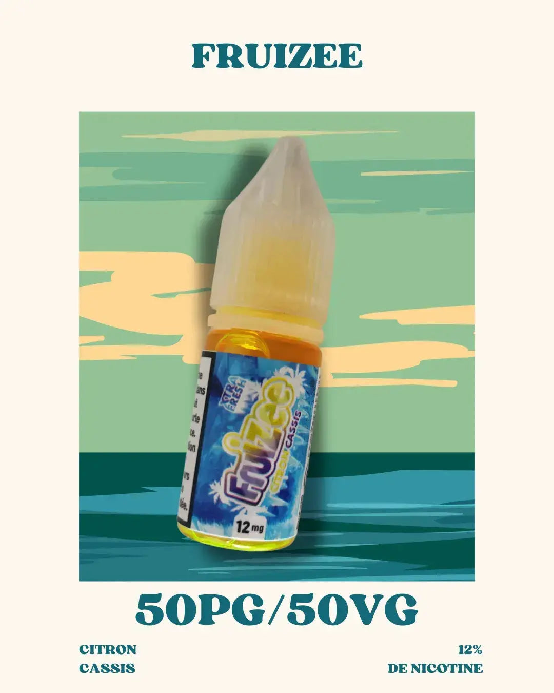 Citron Cassis Fruizee en format 10ml - Cosy Vape