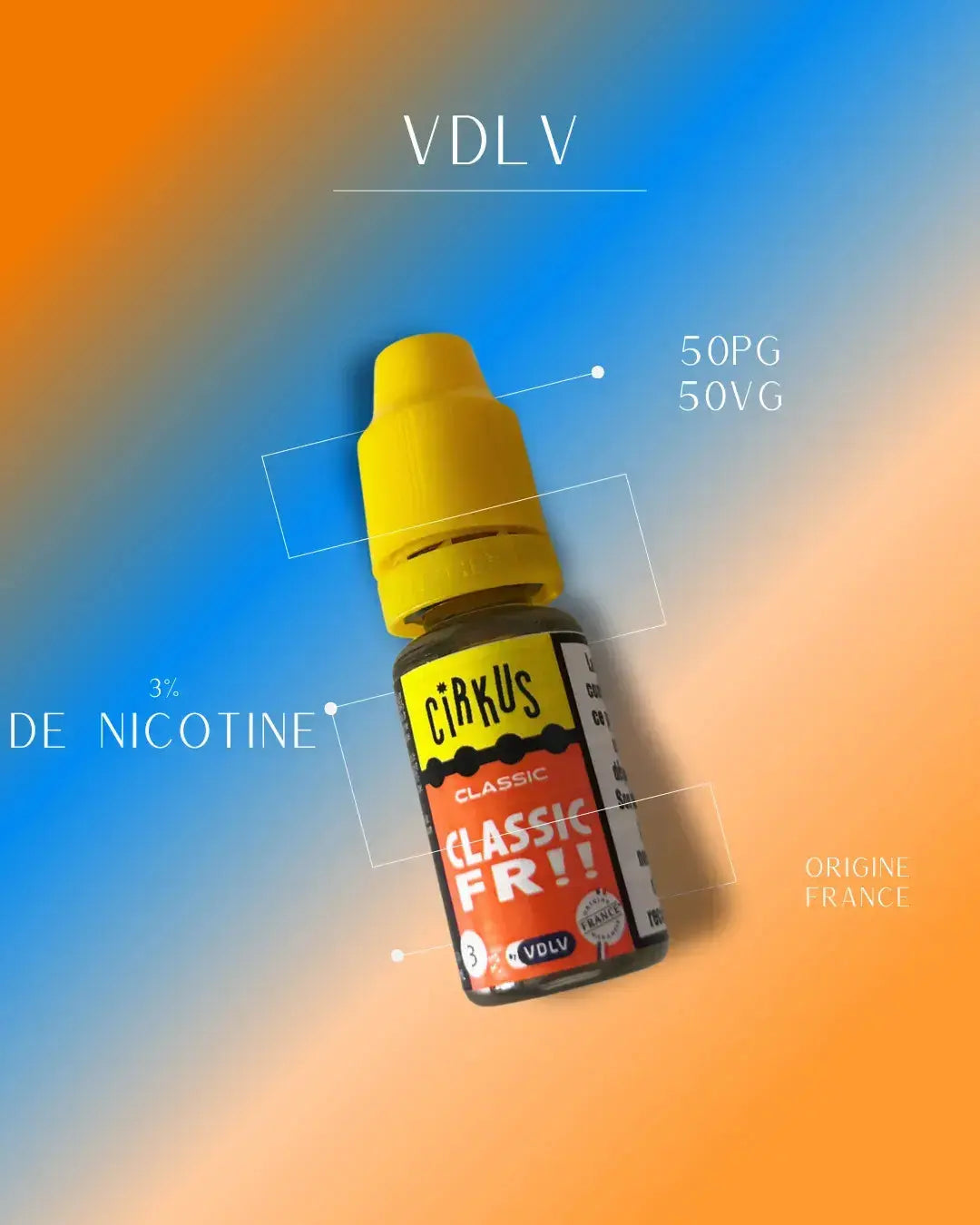 Classic FR Cirkus (VDLV) en format 10ml - Cosy Vape