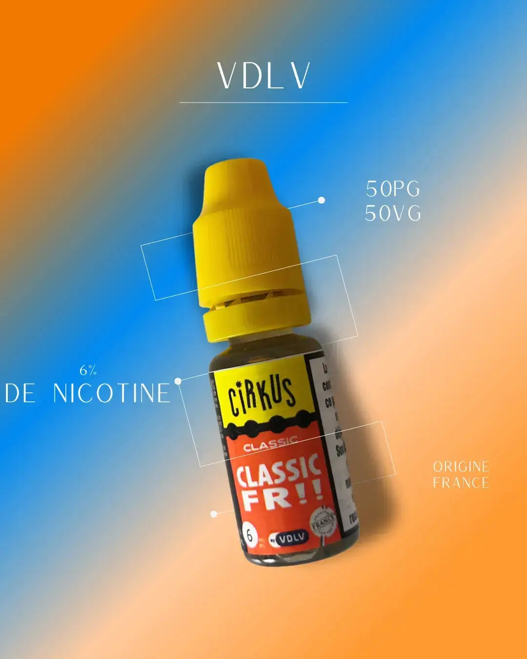 Classic FR Cirkus (VDLV) en format 10ml - Cosy Vape