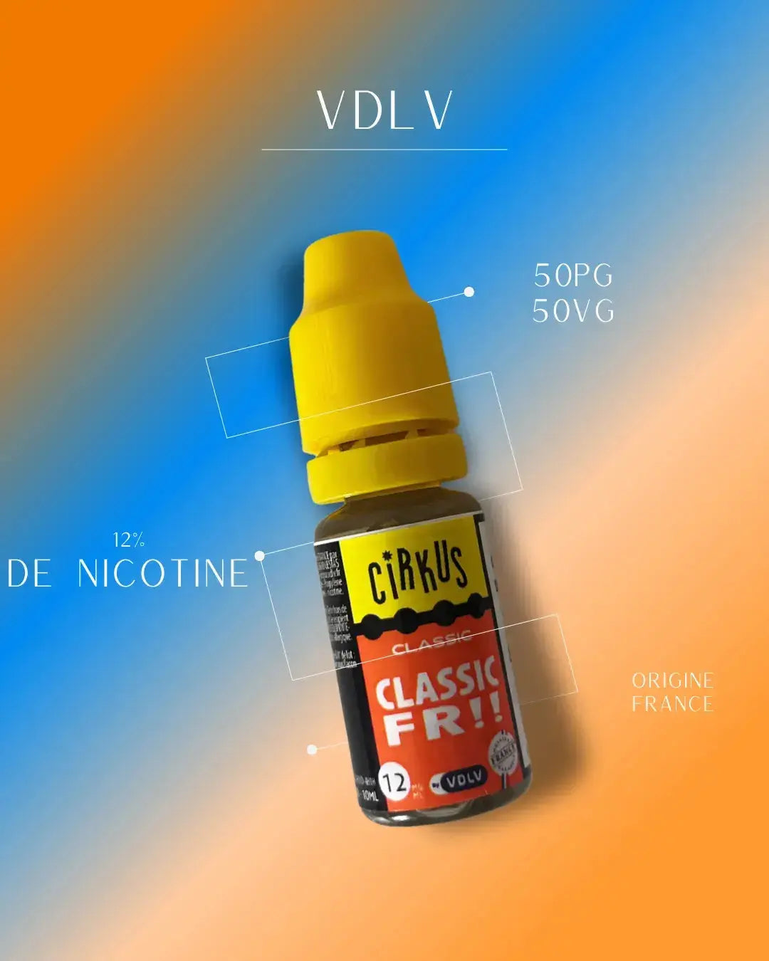 Classic FR Cirkus (VDLV) en format 10ml - Cosy Vape