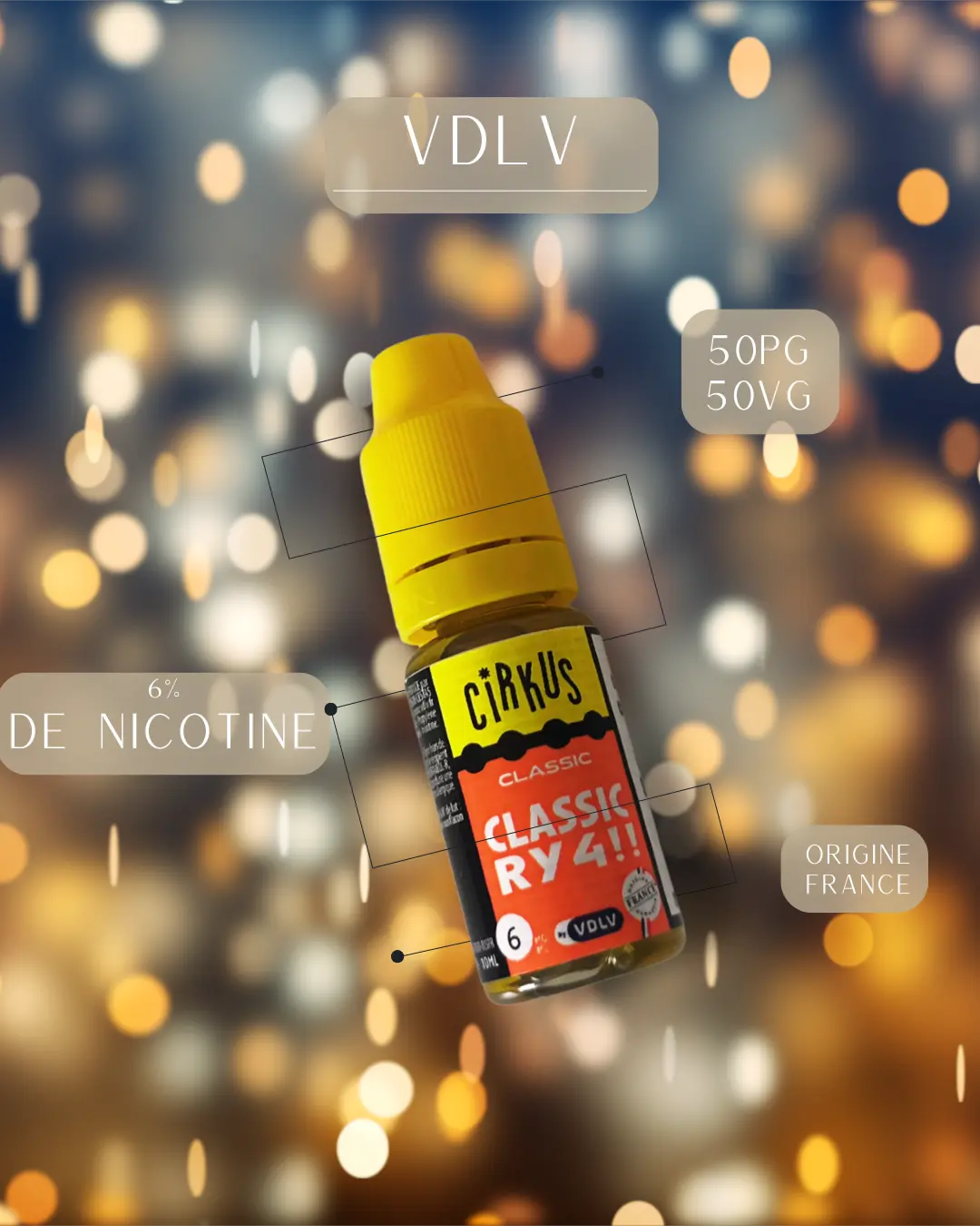 Classic RY4 Cirkus (VDLV) en format 10ml - Cosy Vape