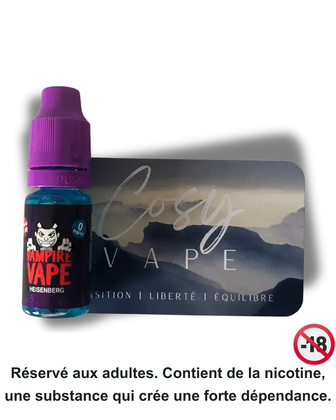 Heisenberg en format 10ml - Cosy Vape