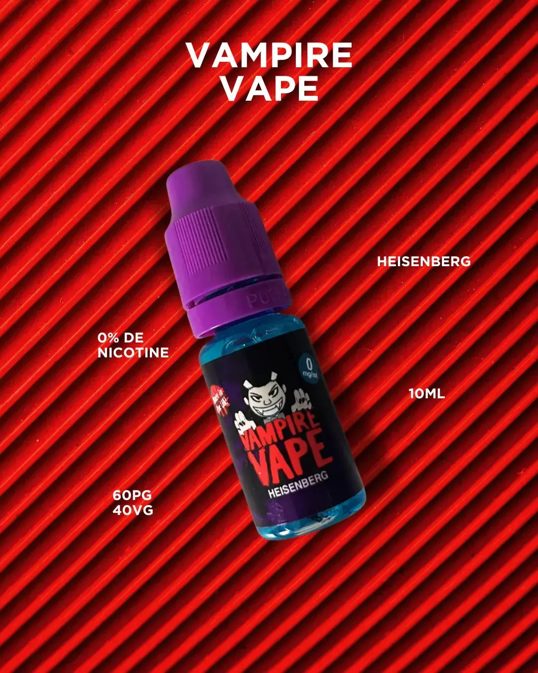 Heisenberg en format 10ml - Cosy Vape