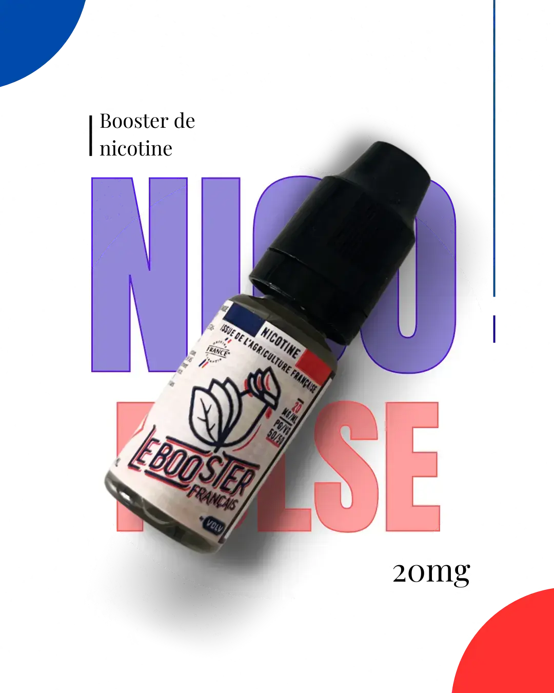 Le Booster Français VDLV en format 10ml - Cosy Vape