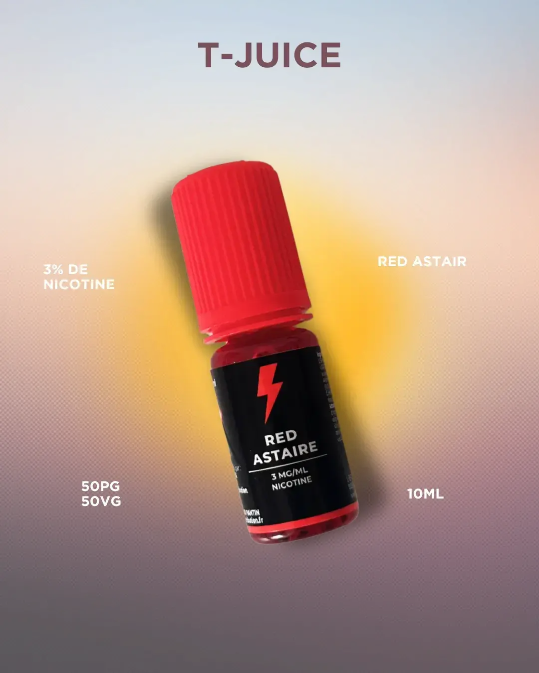 Red Astaire de T-Juice en format 10ml - Cosy Vape