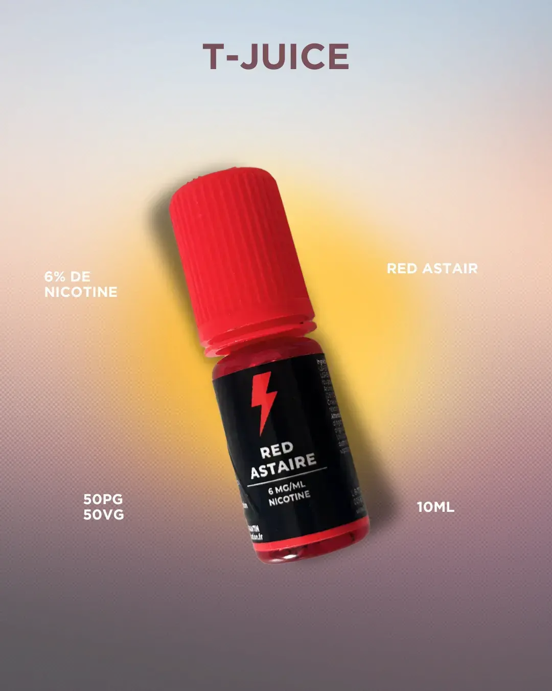 Red Astaire de T-Juice en format 10ml - Cosy Vape