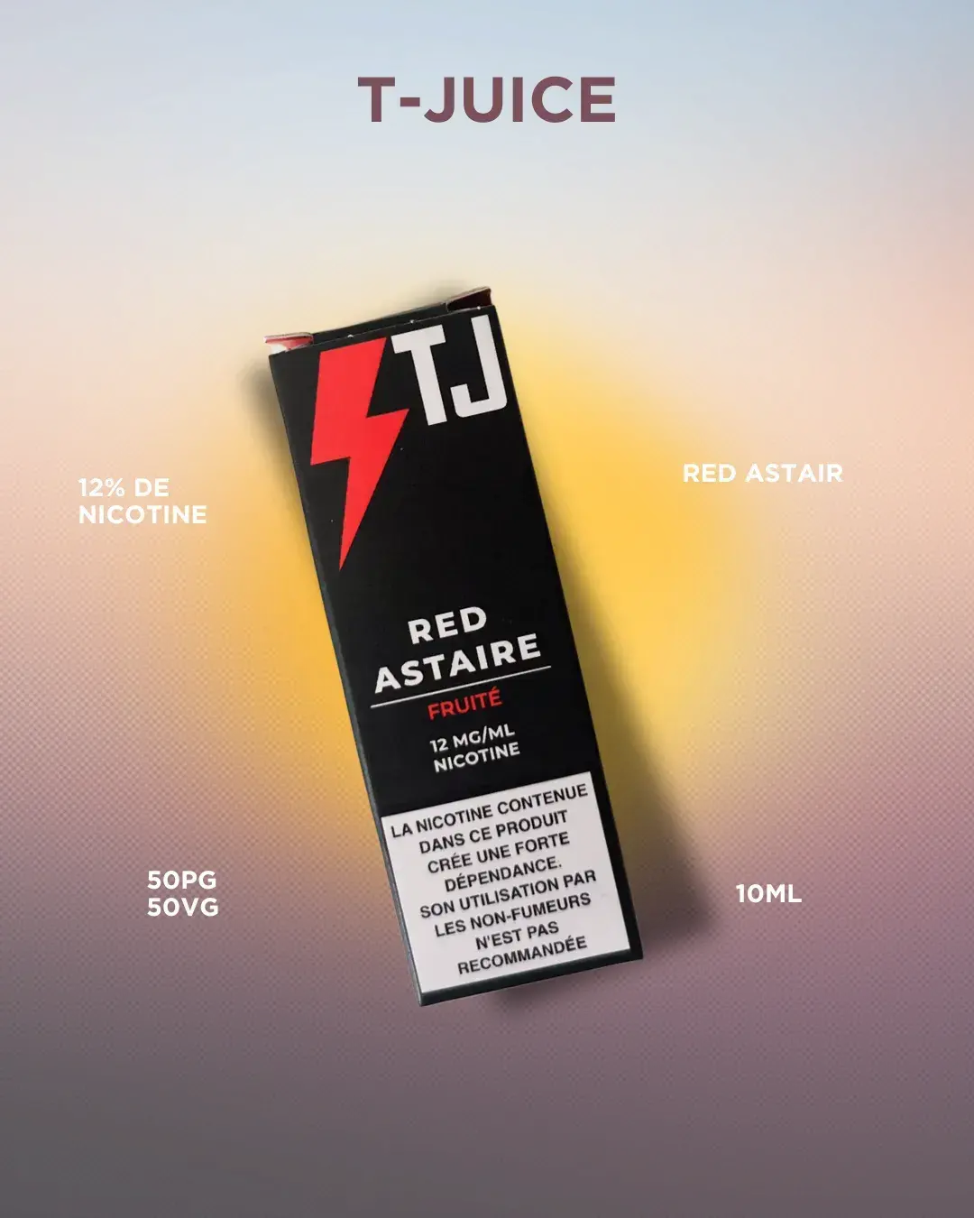 Red Astaire de T-Juice en format 10ml - Cosy Vape