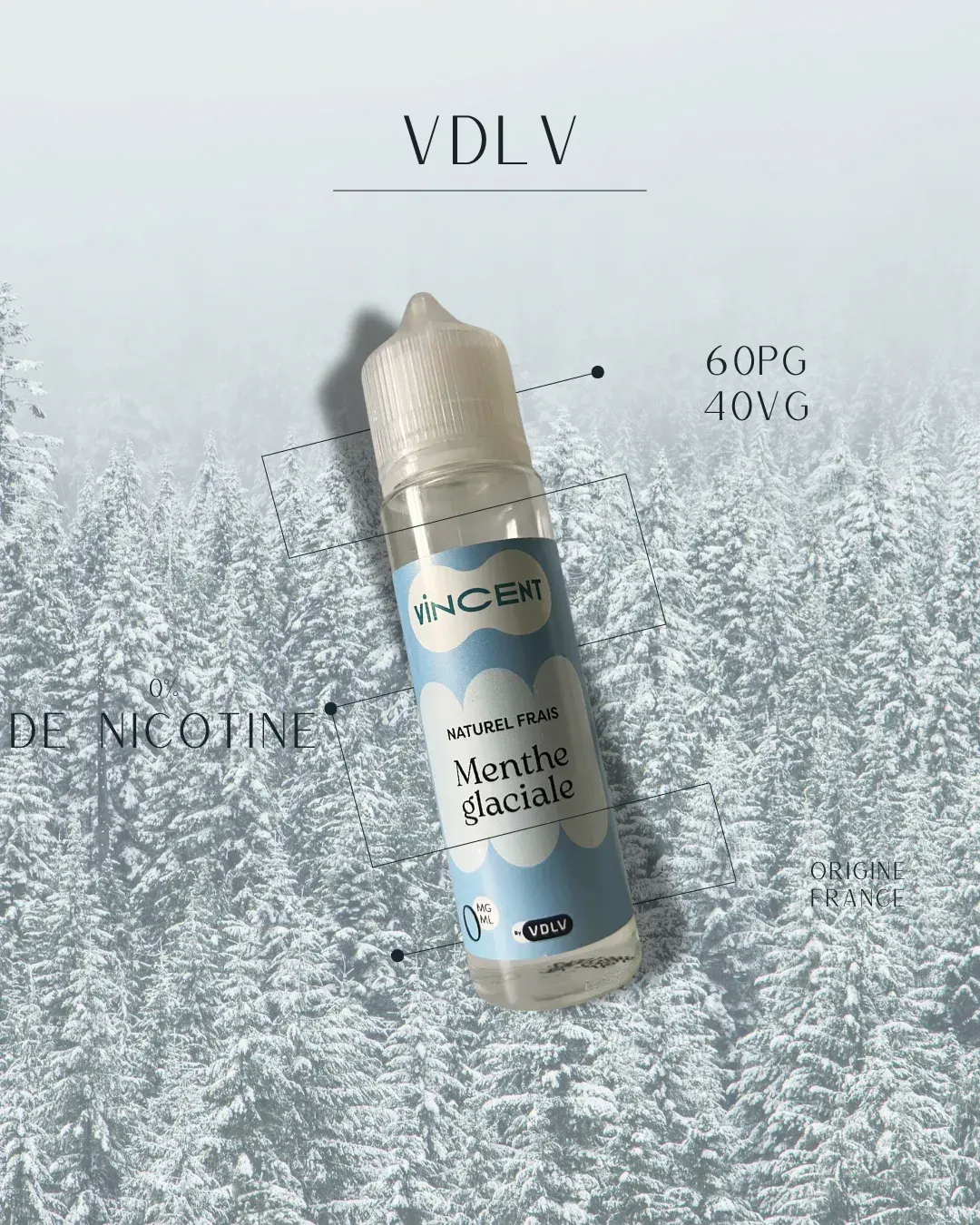 VDLV - Menthe Glaciale, 50ml - Cosy Vape