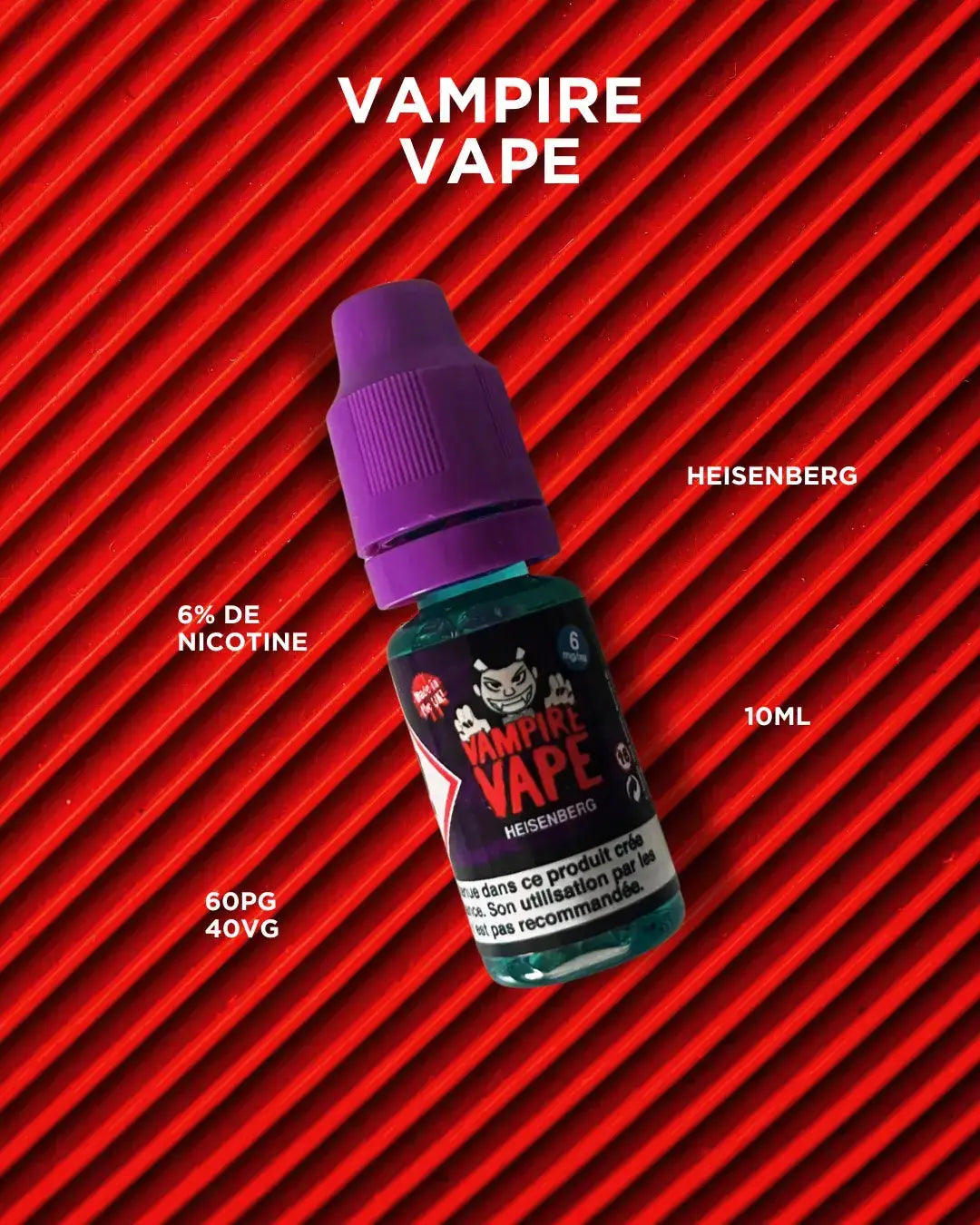 Vampire Vape - Heisenberg en format 10ml - Cosy Vape