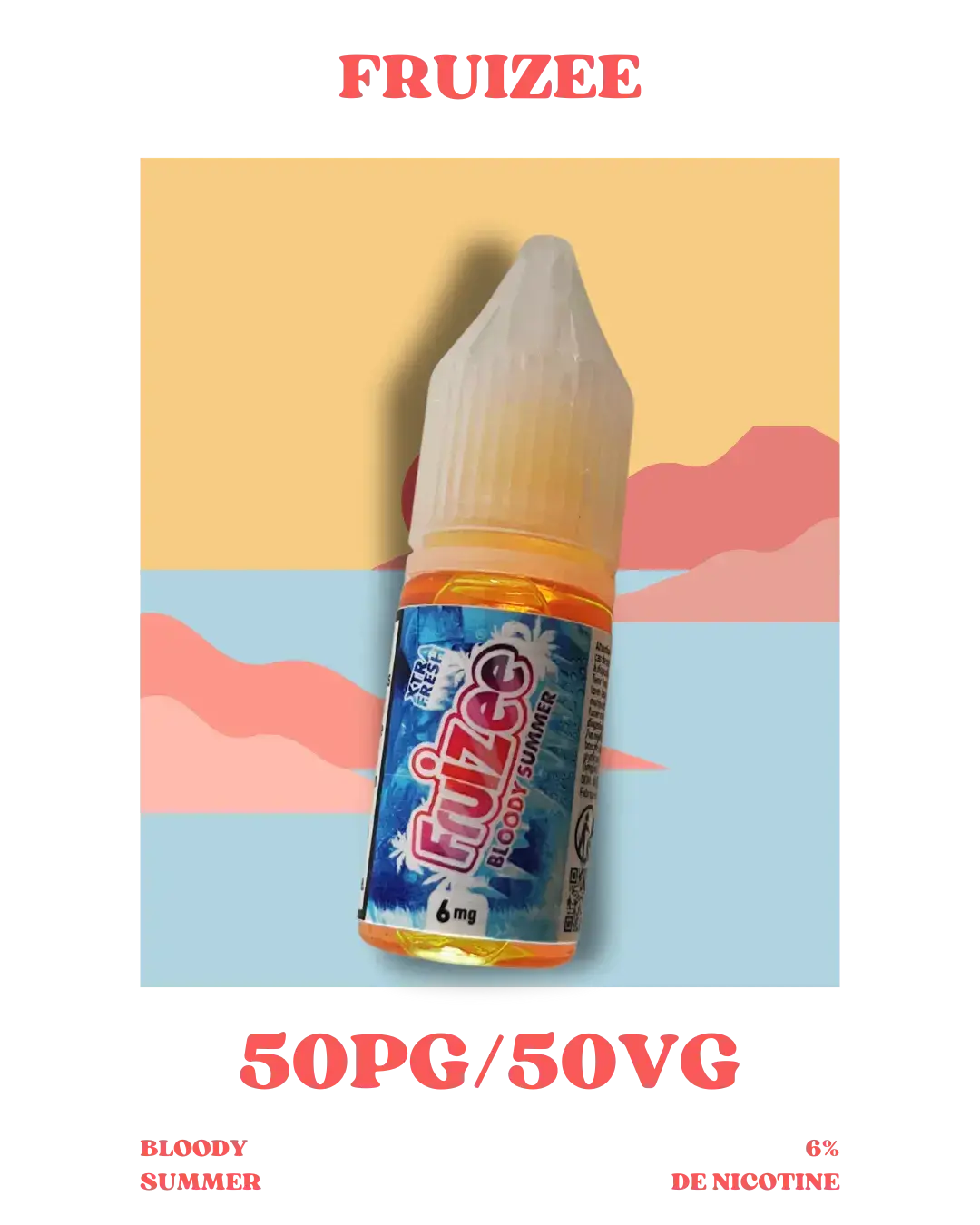 Bloody Summer Fruizee en format 10ml - Cosy Vape
