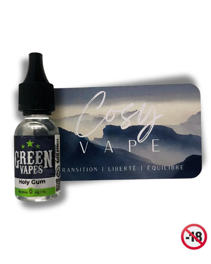 Holy Gum Green Vapes en format 10ml - Cosy Vape