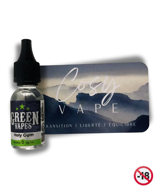 Holy Gum Green Vapes en format 10ml - Cosy Vape