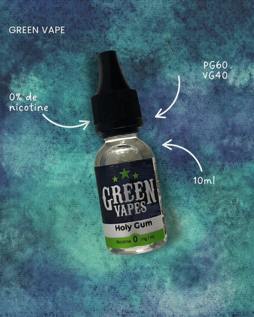 Holy Gum Green Vapes en format 10ml - Cosy Vape