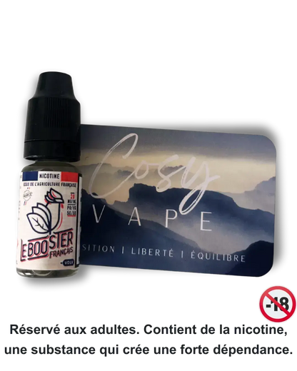 Le Booster Français VDLV en format 10ml - Cosy Vape